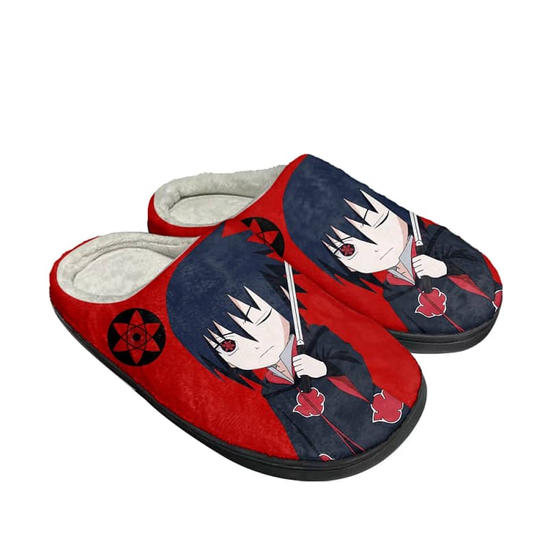 Sasuke Anime Ninja Custom Naruto Shoes Slippers
