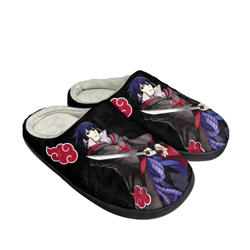 Sasuke Ninja Custom Naruto Anime Shoes Slippers