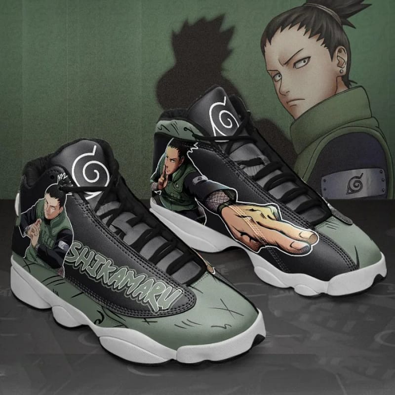 Shikamaru Nara Custom Anime Naruto Air Jordan Shoes