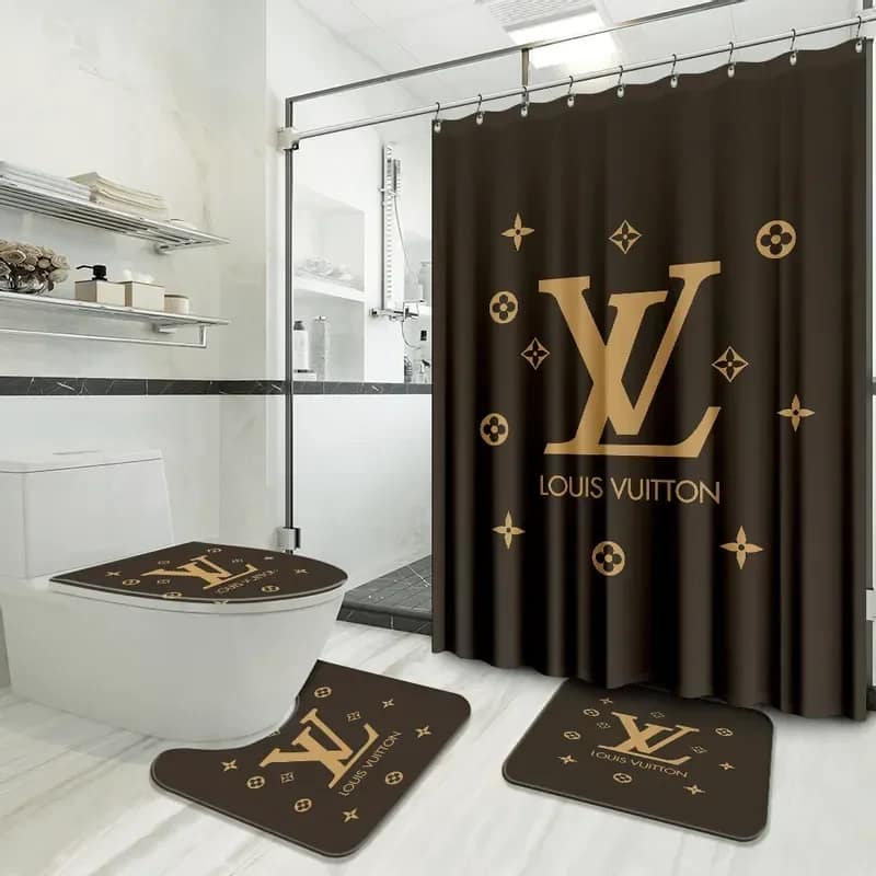 Louis Vuitton Logo Limited Bathroom Sets