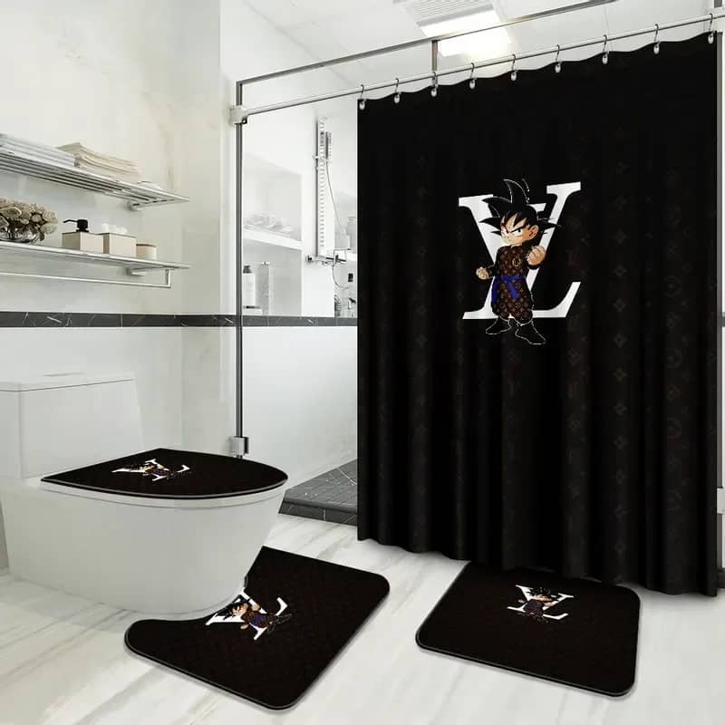 Louis Vuitton Songoku Black Limited Luxury Brand Bathroom Sets