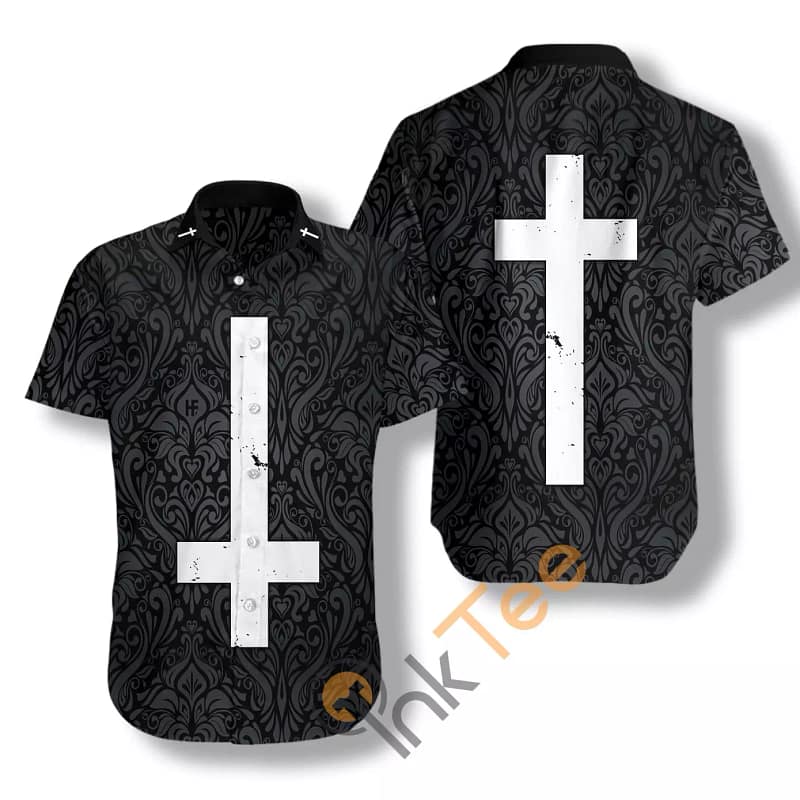 Reversed Cross Goth N535 Hawaiian shirts