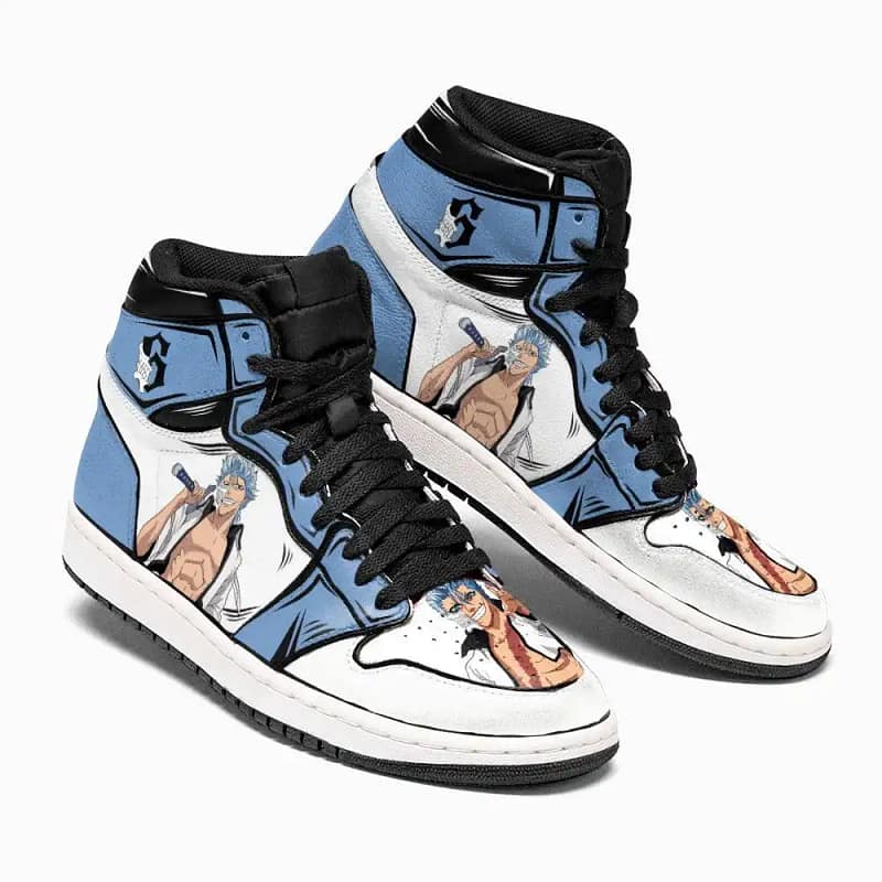 Bleach Grimmjow Custom Anime Air Jordan Shoes