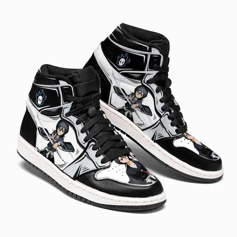 Bleach Rukia Kuchiki Custom Anime Air Jordan Shoes