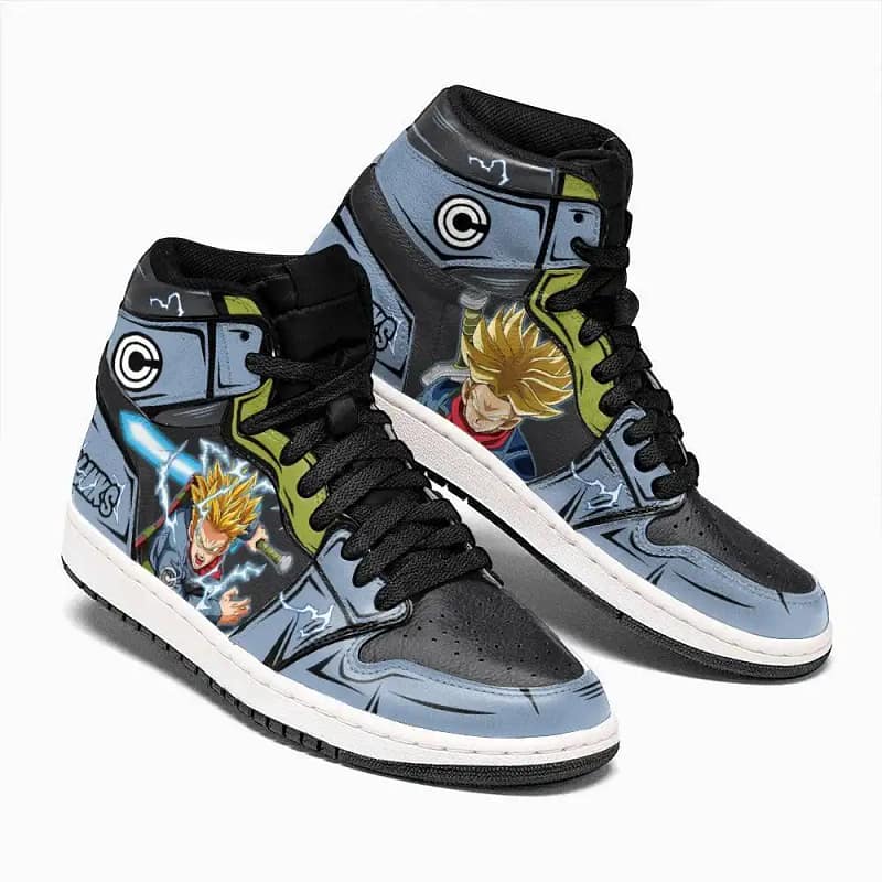 Future Trunks Dragon Ball Custom Anime Air Jordan Shoes