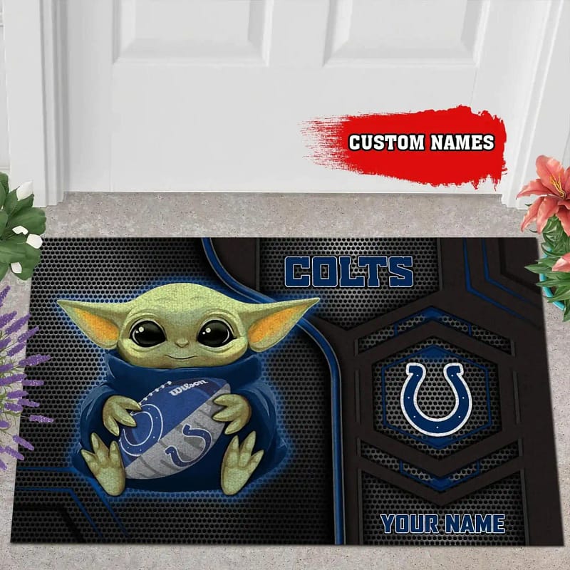 Indianapolis Colts Personalized Doormat