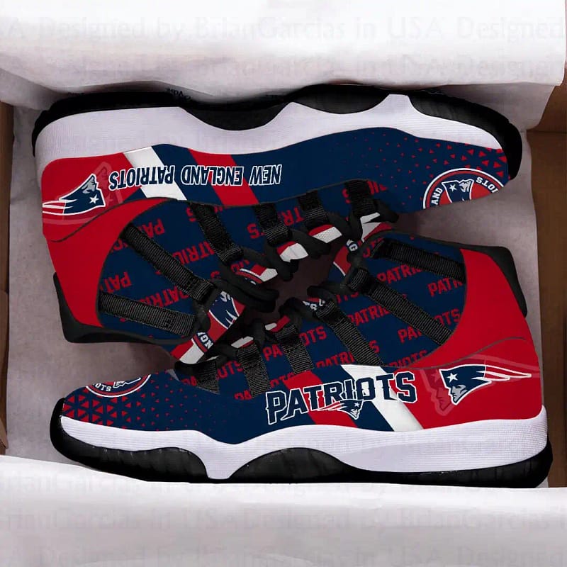 New England Patriots Custom Air Jordan 11 Sneakers