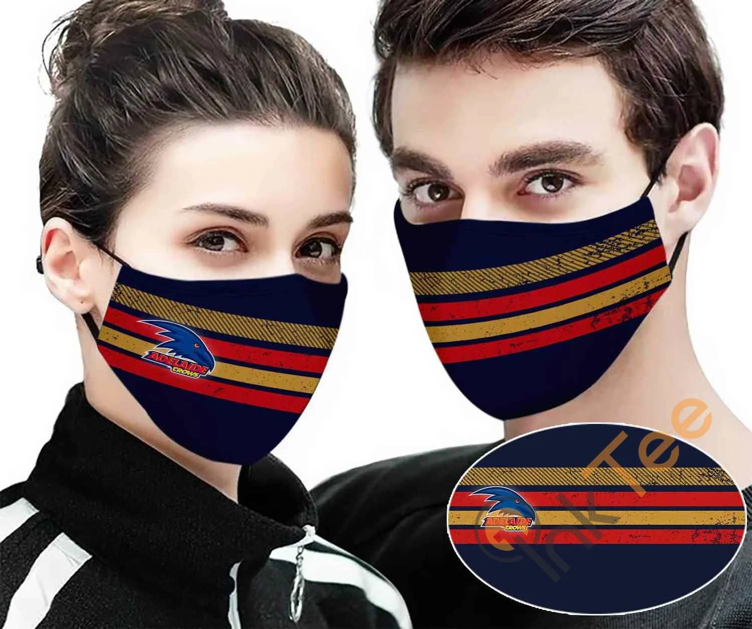 Adelaide Crows Colour Sku 2410 Amazon Best Selling Face Mask