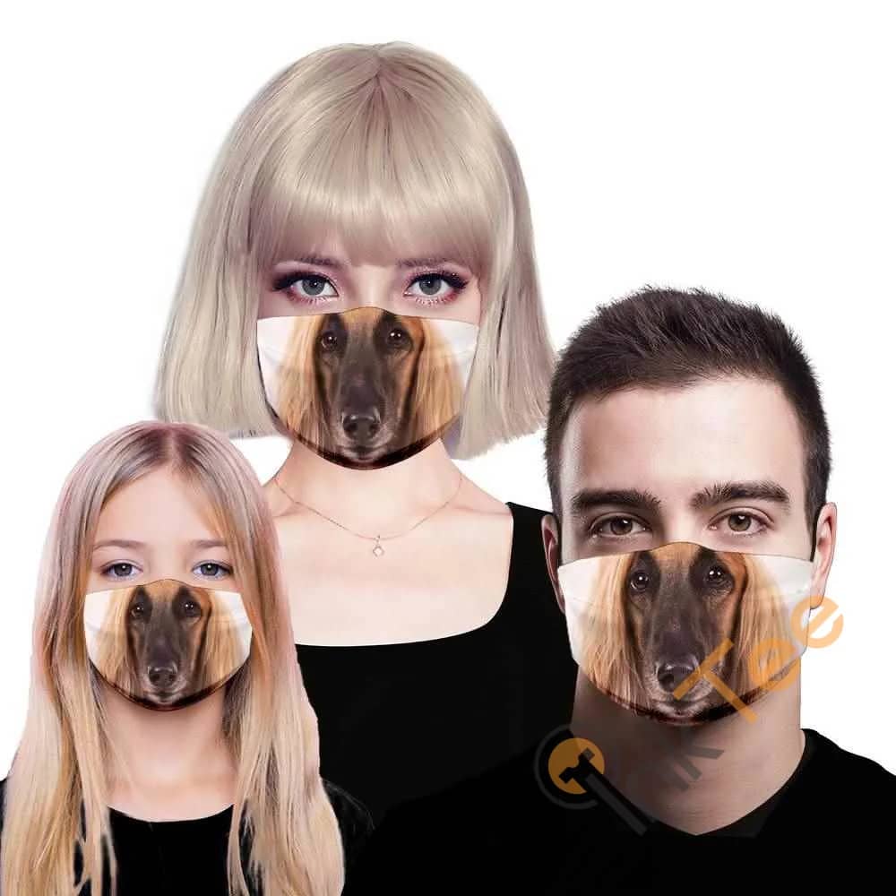 Afghan Hound 3D Sku 142 Amazon Best Selling Face Mask