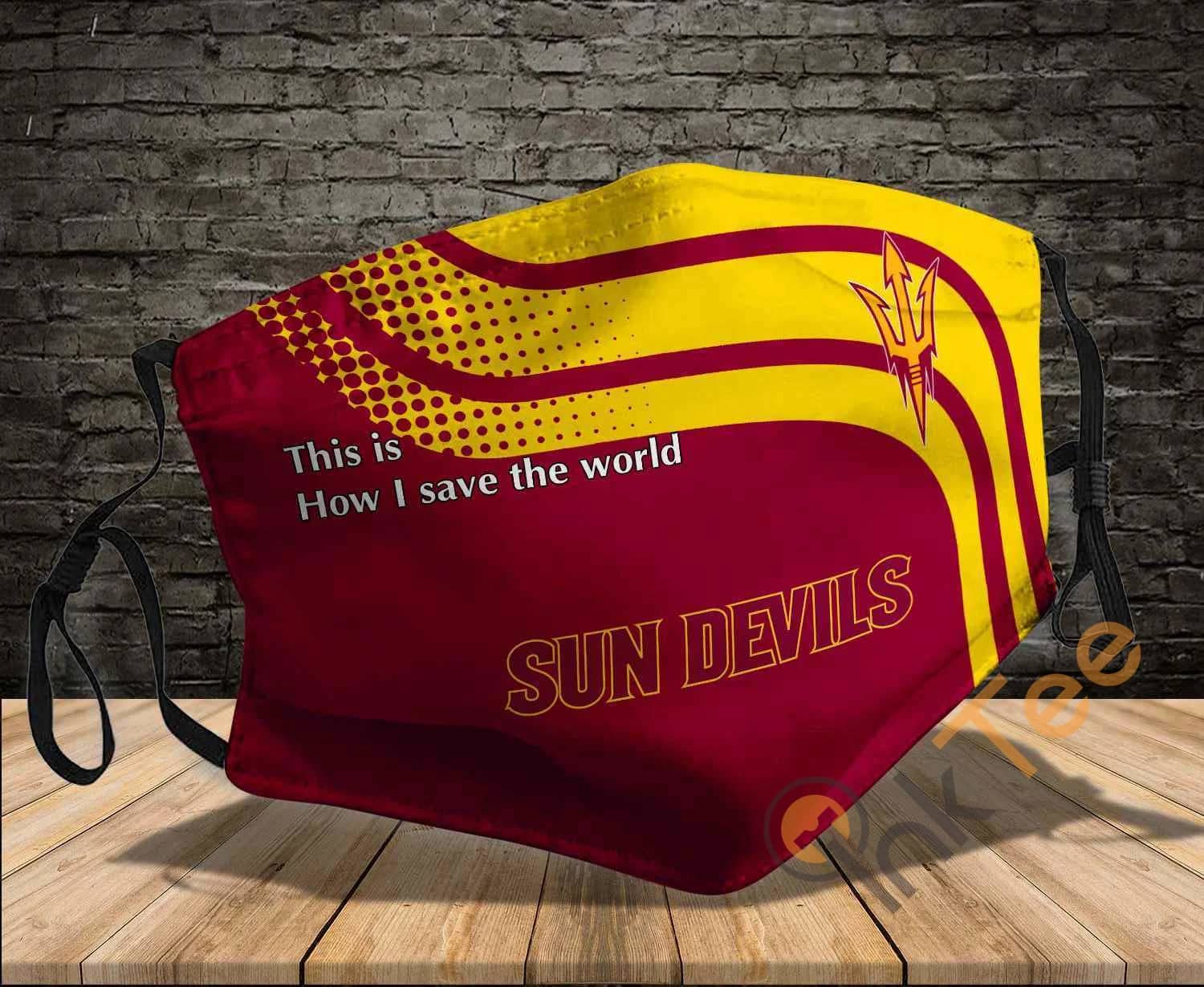 Arizona State Sun Devils Football Save The World Sku 1104 Amazon Best Selling Face Mask