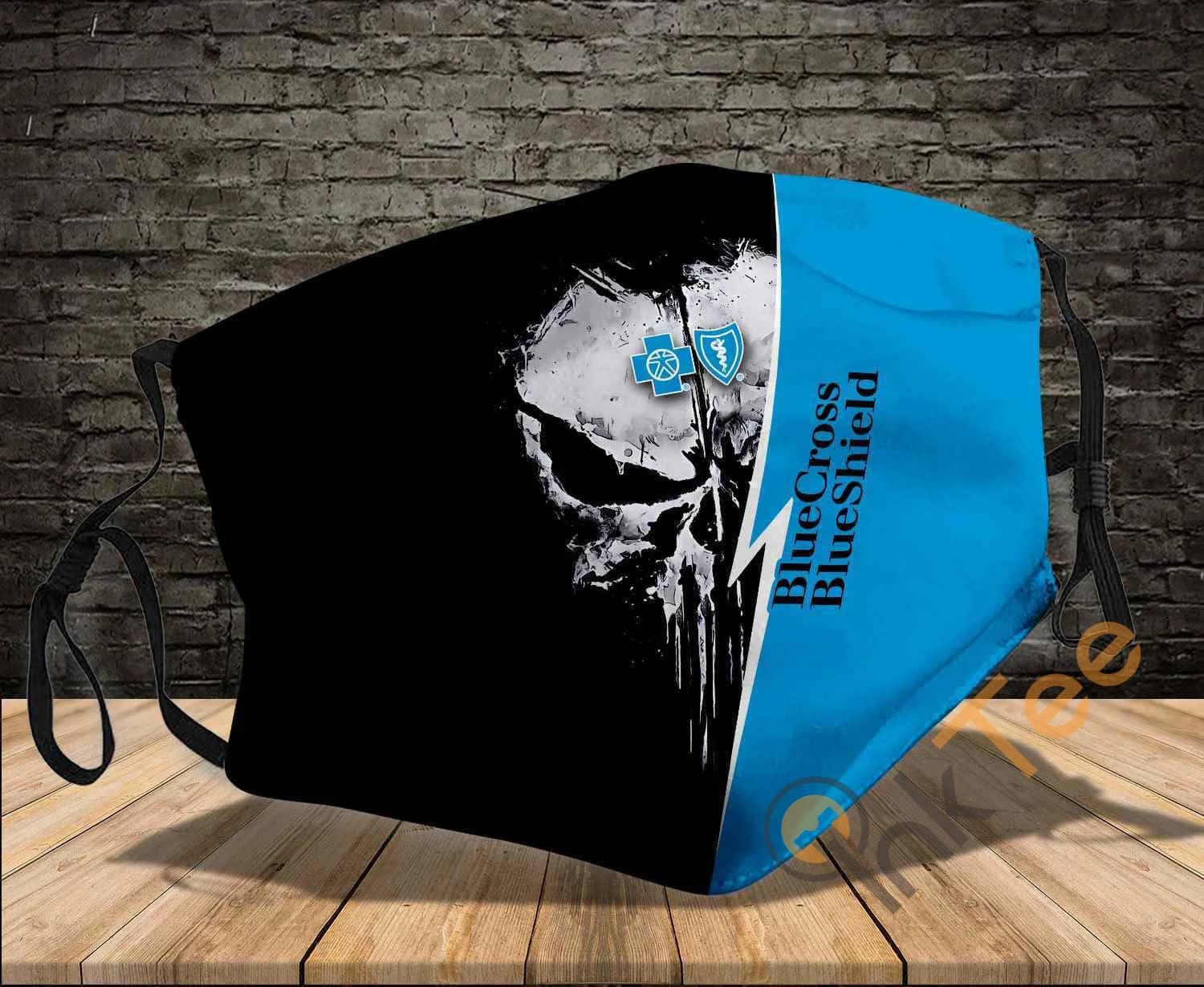 Blue Cross Blue Shield Of Michigan Punisher Sku 2068 Amazon Best Selling Face Mask