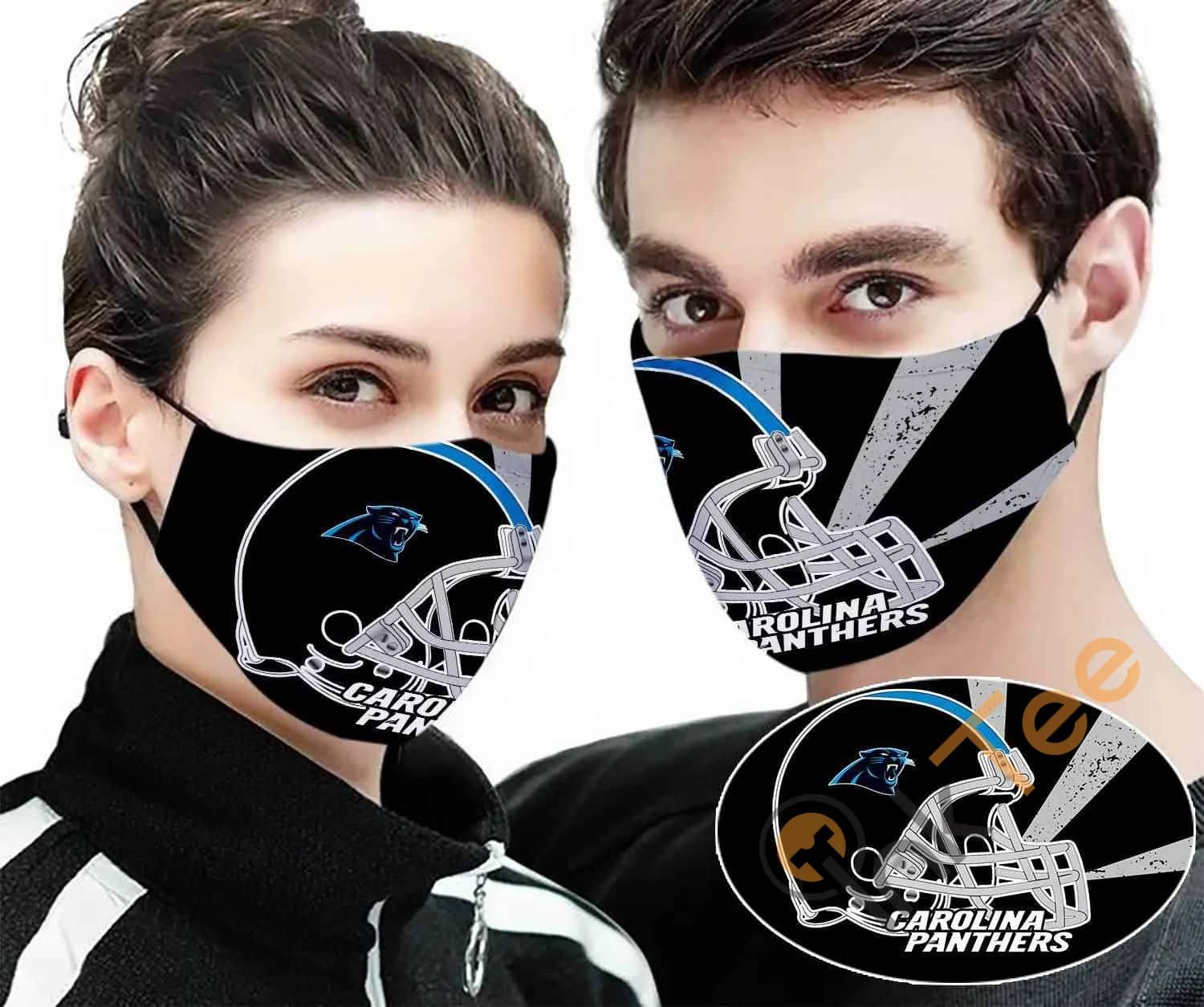 Carolina Panthers 3D Sku 2327 Amazon Best Selling Face Mask