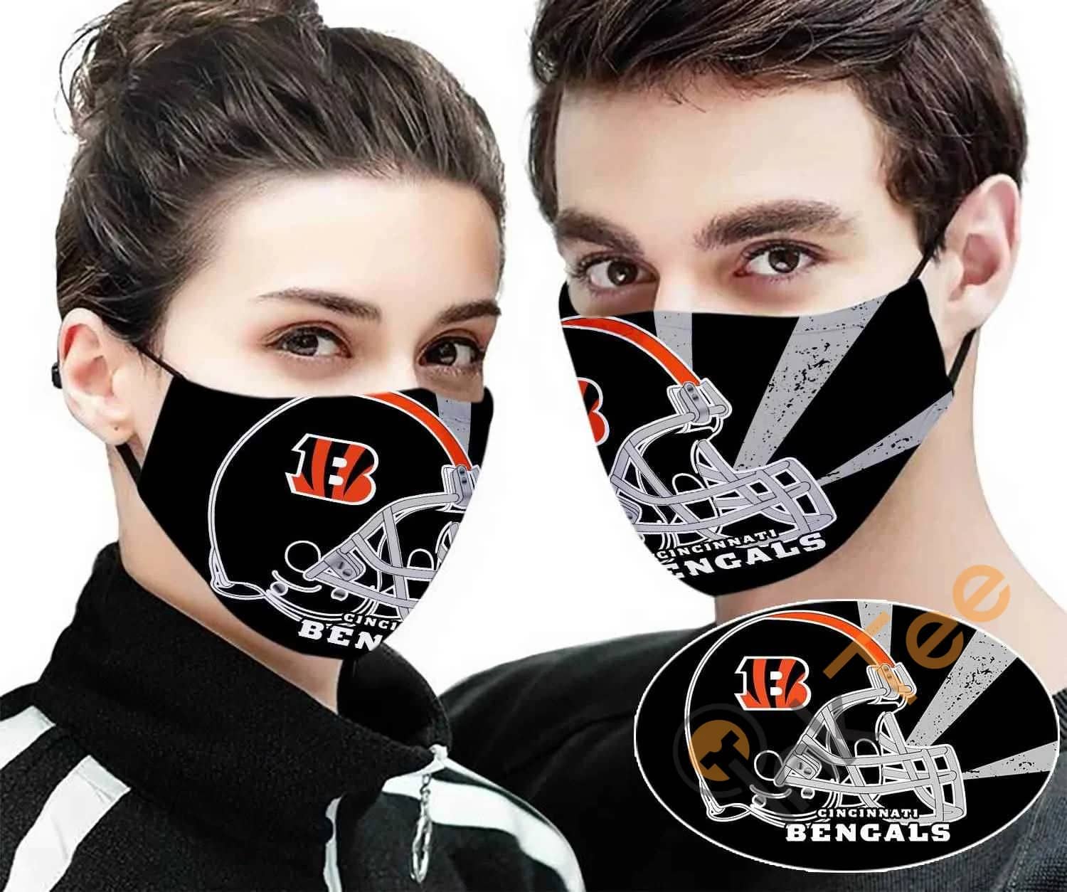 Cincinnati Bengals 3D Sku 2325 Amazon Best Selling Face Mask