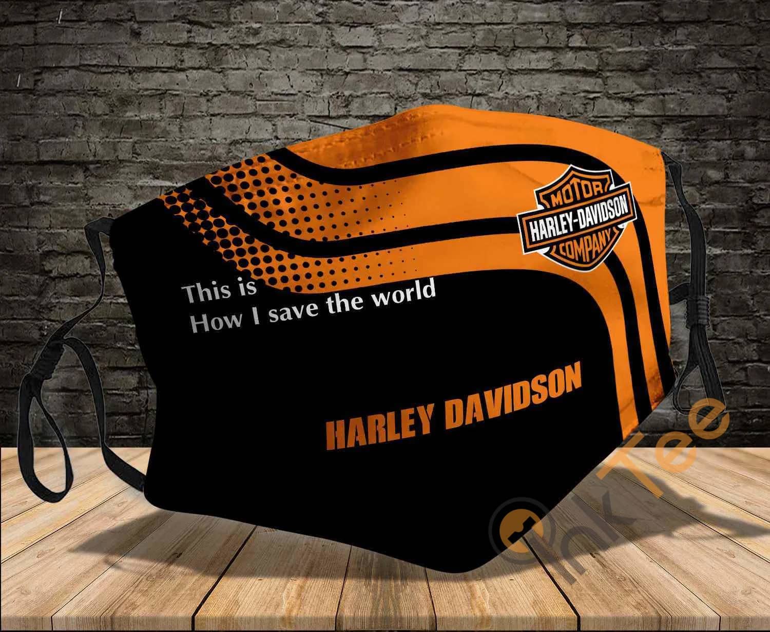Harley Davidson Save The World Sku 46 Amazon Best Selling Face Mask