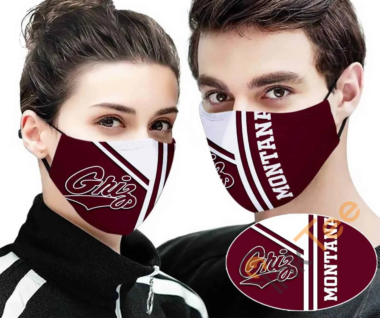 Montana Grizzlies Sku 139 Amazon Best Selling Face Mask