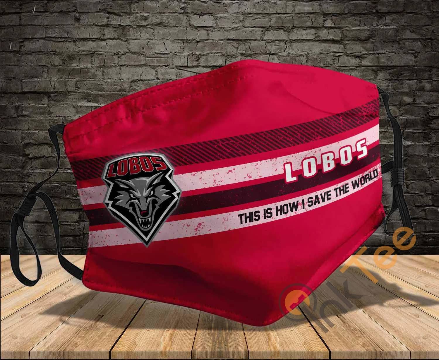 New Mexico Lobos Save The World Sku 805 Amazon Best Selling Face Mask