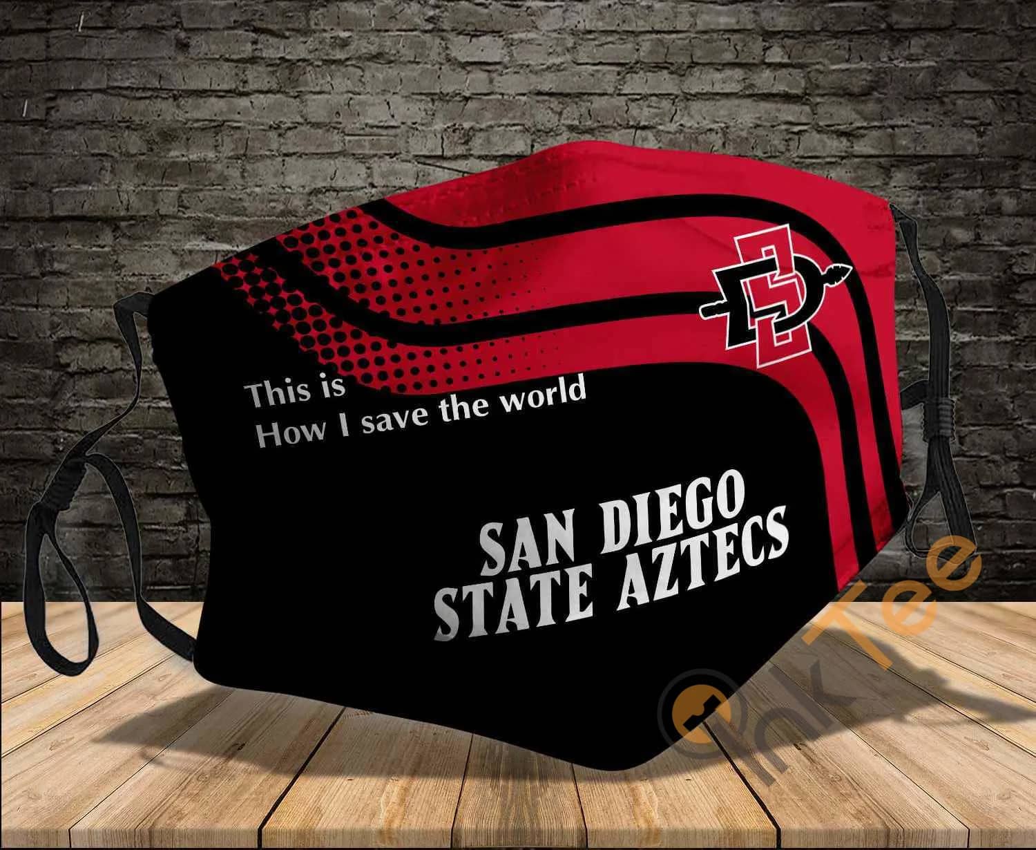 San Diego State Aztecs Save The World Sku 932 Amazon Best Selling Face Mask