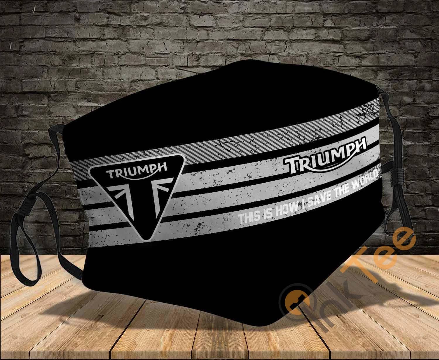 Triumph Motorcycles Save The World Sku 763 Amazon Best Selling Face Mask
