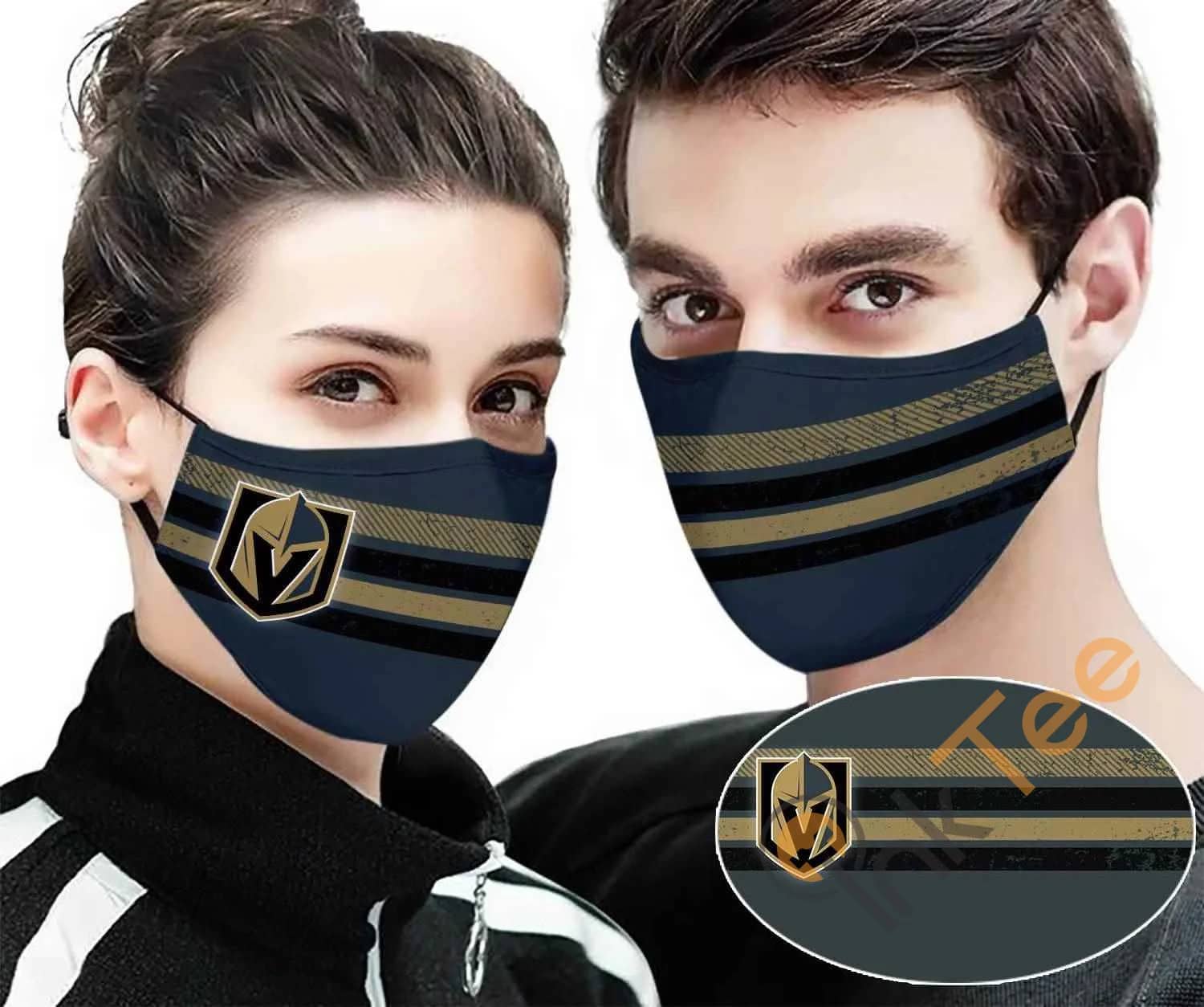 Vegas Golden Knights Colour Sku 455 Amazon Best Selling Face Mask