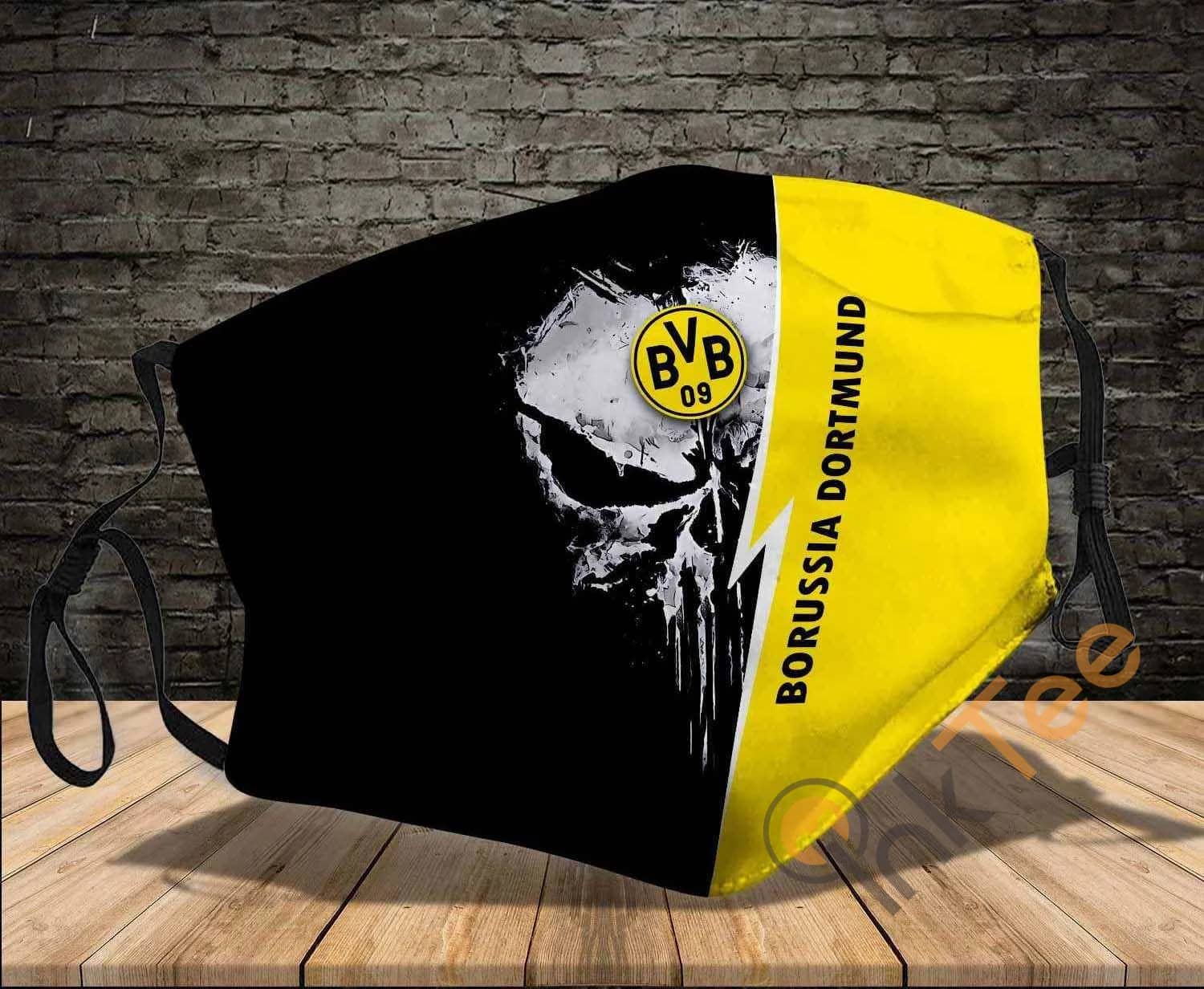 Borussia Dortmund Washable Reusable Amazon Best Selling Sku470 Face Mask