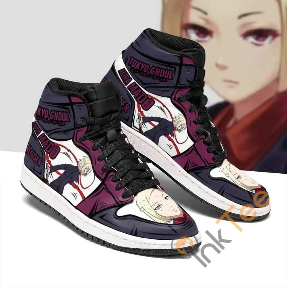 Akira Mado Custom Tokyo Ghoul Sneakers Anime Air Jordan Shoes