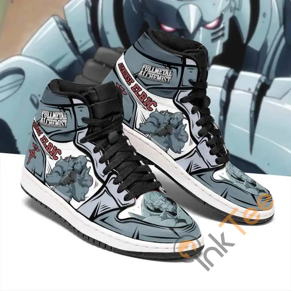 Alphonse Elric Fullmetal Alchemist Sneakers Anime Air Jordan Shoes