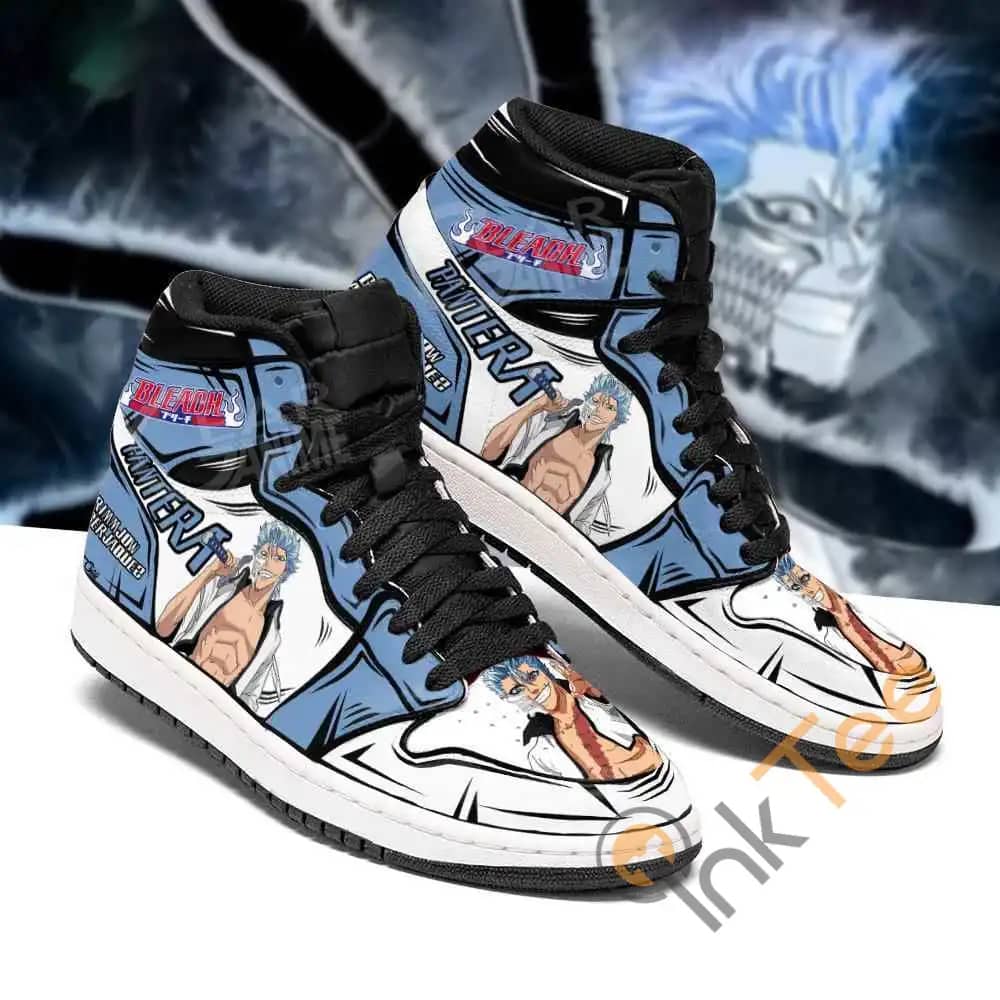 Bleach Grimmjow Bleach Sneakers Anime Air Jordan Shoes
