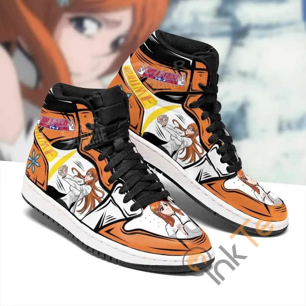 Bleach Orihime Inoue Bleach Sneakers Anime Air Jordan Shoes