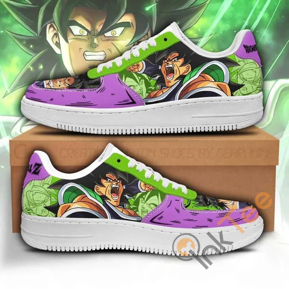 Broly Custom Dragon Ball Anime Nike Air Force Shoes