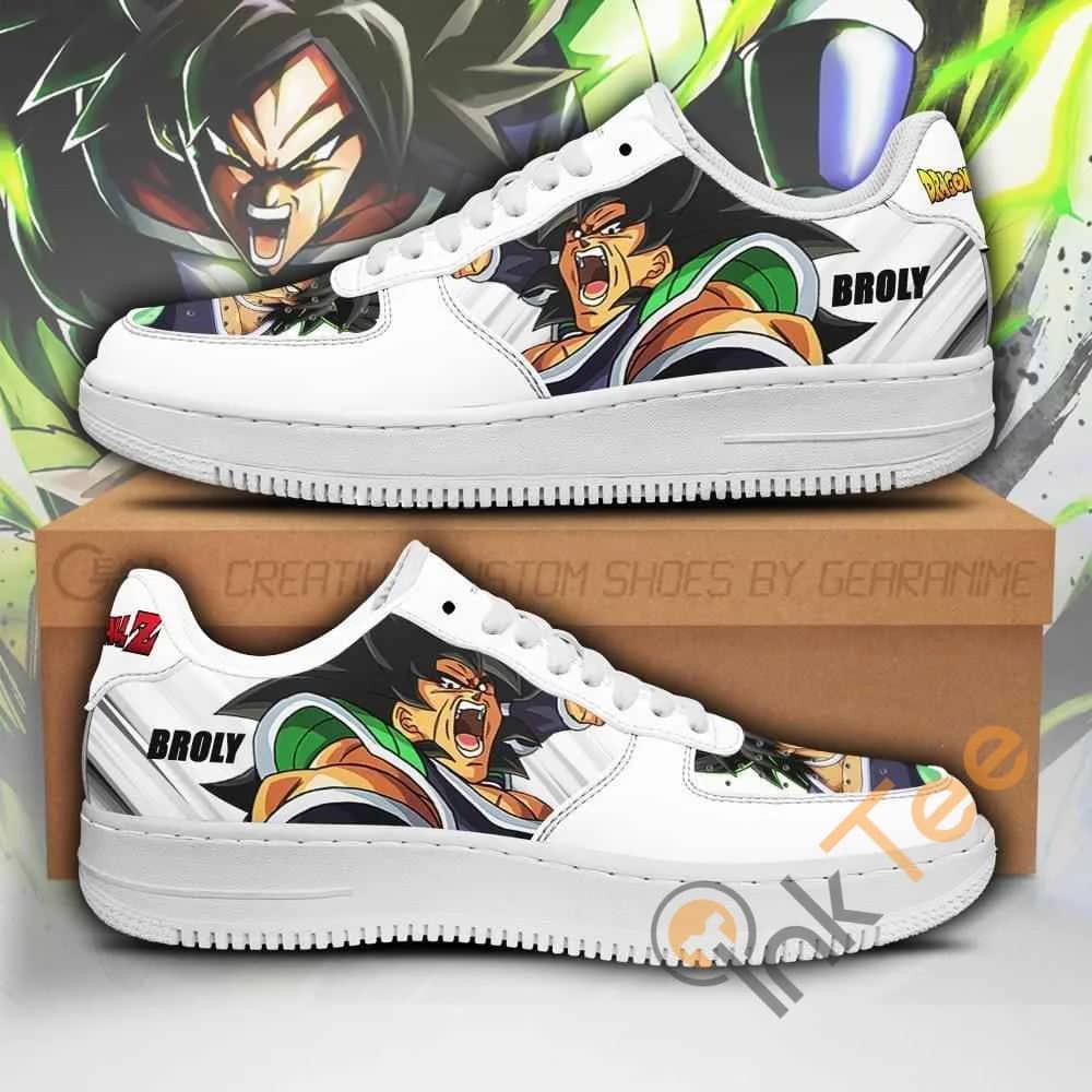 Broly Custom Dragon Ball Z Anime Nike Air Force Shoes