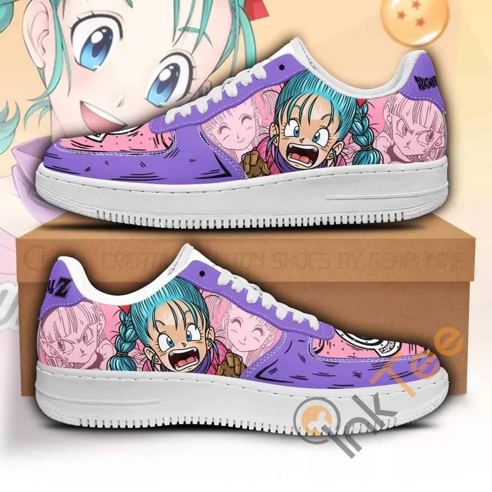 Bulma Custom Dragon Ball Anime Nike Air Force Shoes