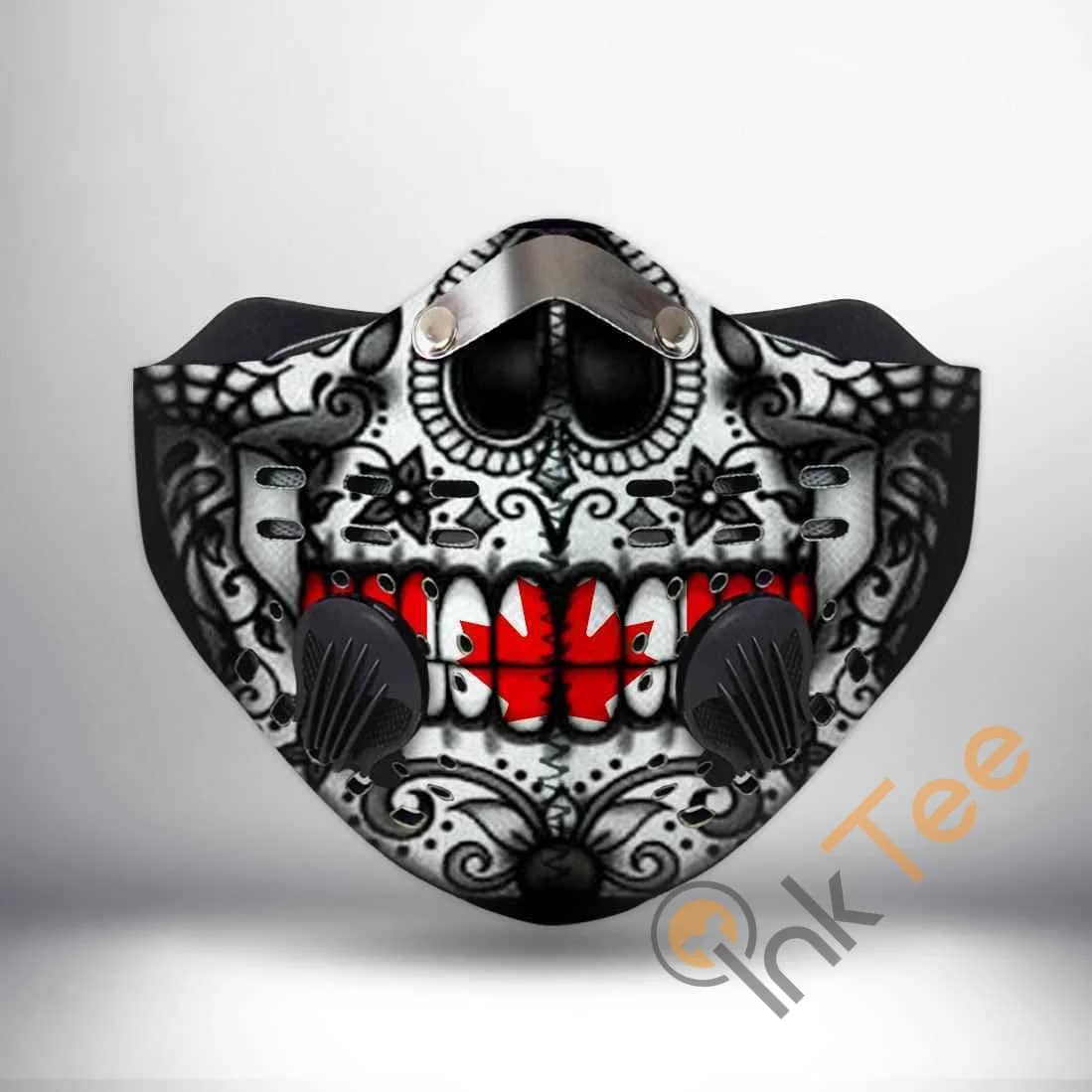 Canada Skull Filter Activated Carbon Pm 2.5 Fm Sku 536 Face Mask