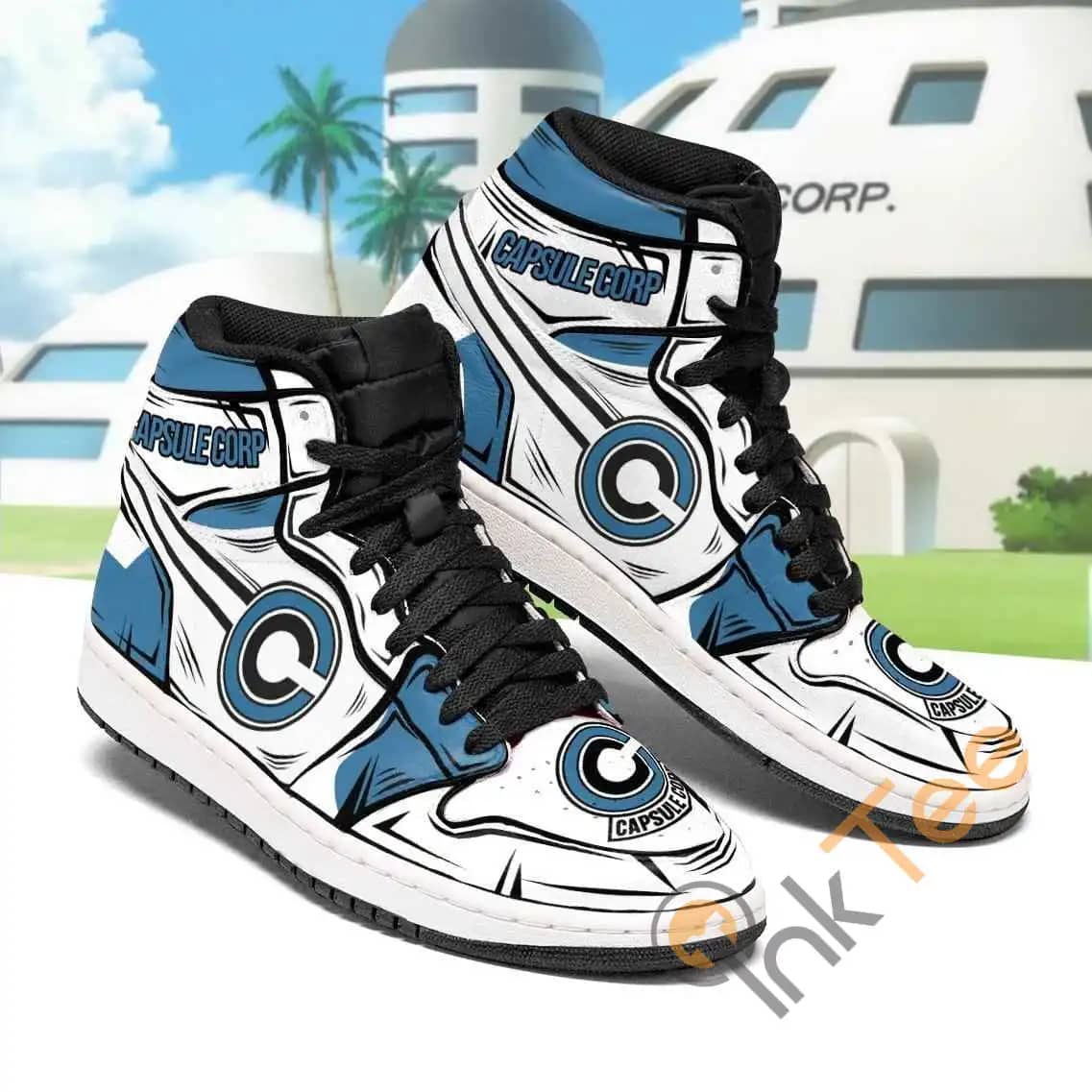 Capsule Corp Dragon Ball Z Anime Sneakers Air Jordan Shoes