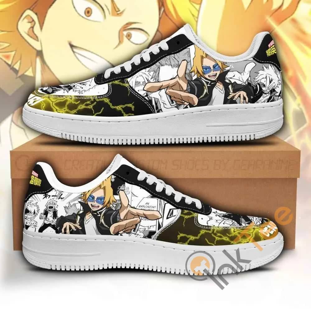 Denki Kaminari Custom My Hero Academia Anime Nike Air Force Shoes