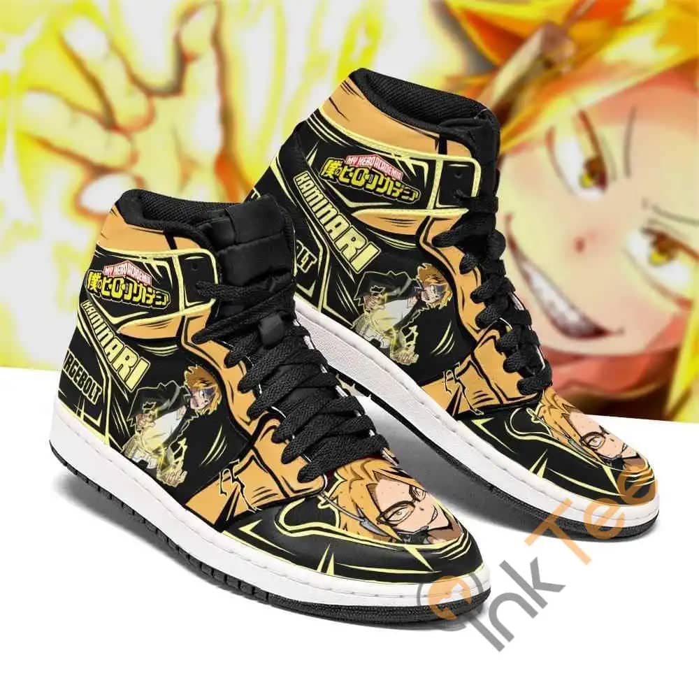 Denki Stun Custom My Hero Academia Sneakers Anime Air Jordan Shoes