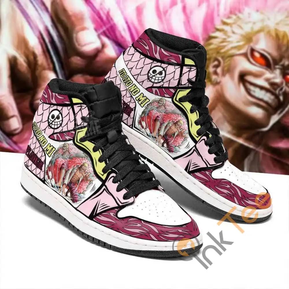 Doflamingo One Piece Sneakers Anime Air Jordan Shoes