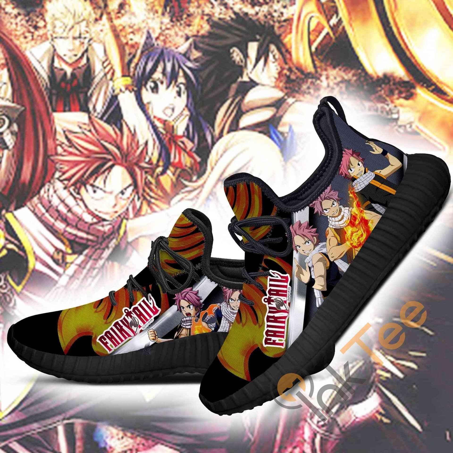 Inktee Store - Fairy Tail Natsu Fairy Tail Anime Reze Shoes Image