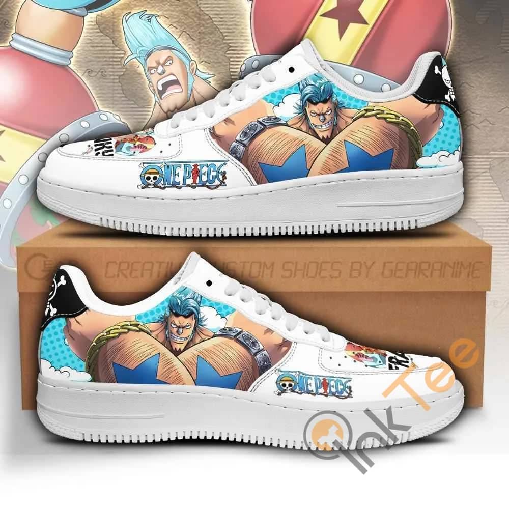 Franky Custom One Piece Anime Nike Air Force Shoes