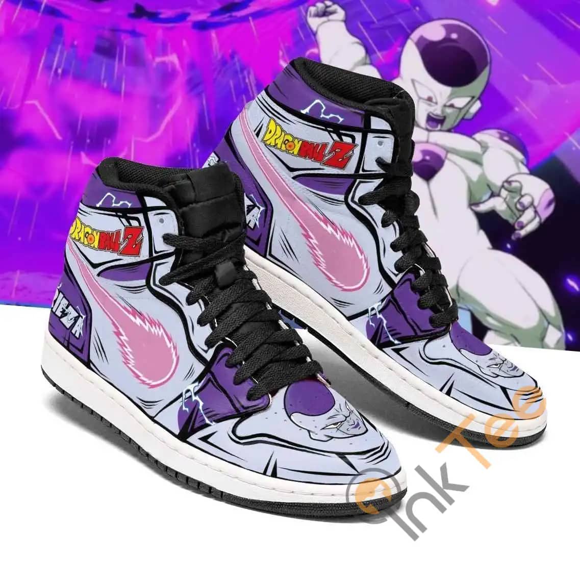 Frieza Dragon Ball Z Anime Sneakers Air Jordan Shoes