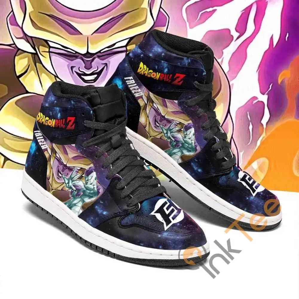 Frieza Galaxy Dragon Ball Z Sneakers Anime Air Jordan Shoes