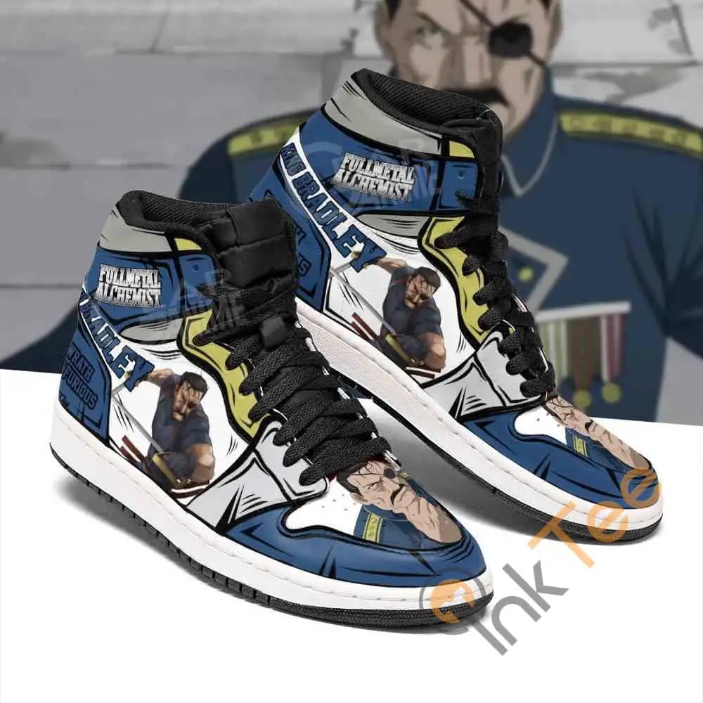 Fuhrer King Bradley Fullmetal Alchemist Sneakers Anime Air Jordan Shoes