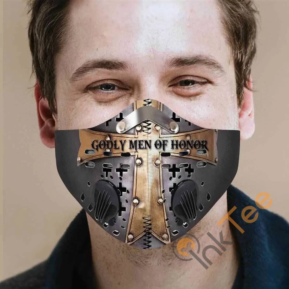 Godly Men Of Honor Filter Activated Carbon Pm 2.5 Fm Sku 7718 Face Mask