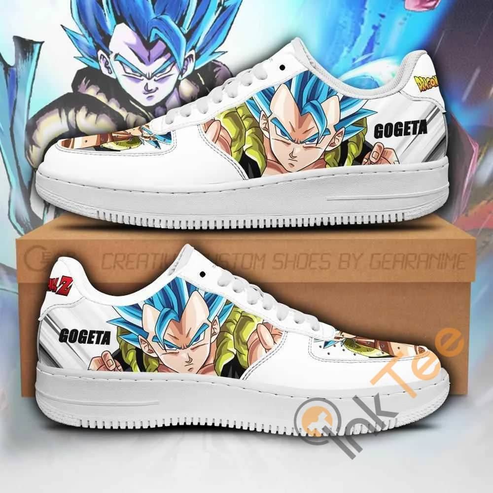 Gogeta Custom Dragon Ball Z Anime Nike Air Force Shoes