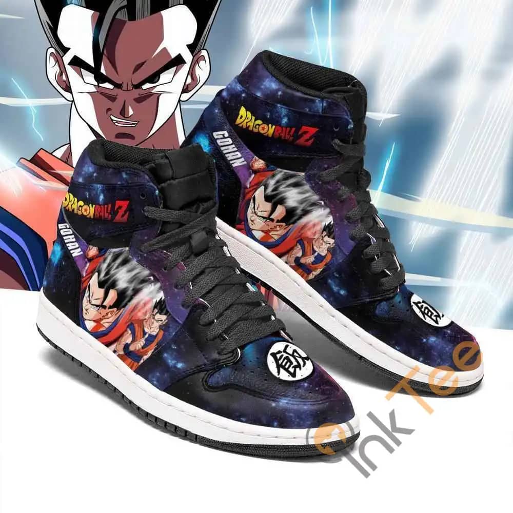 Gohan Galaxy Dragon Ball Z Sneakers Anime Air Jordan Shoes