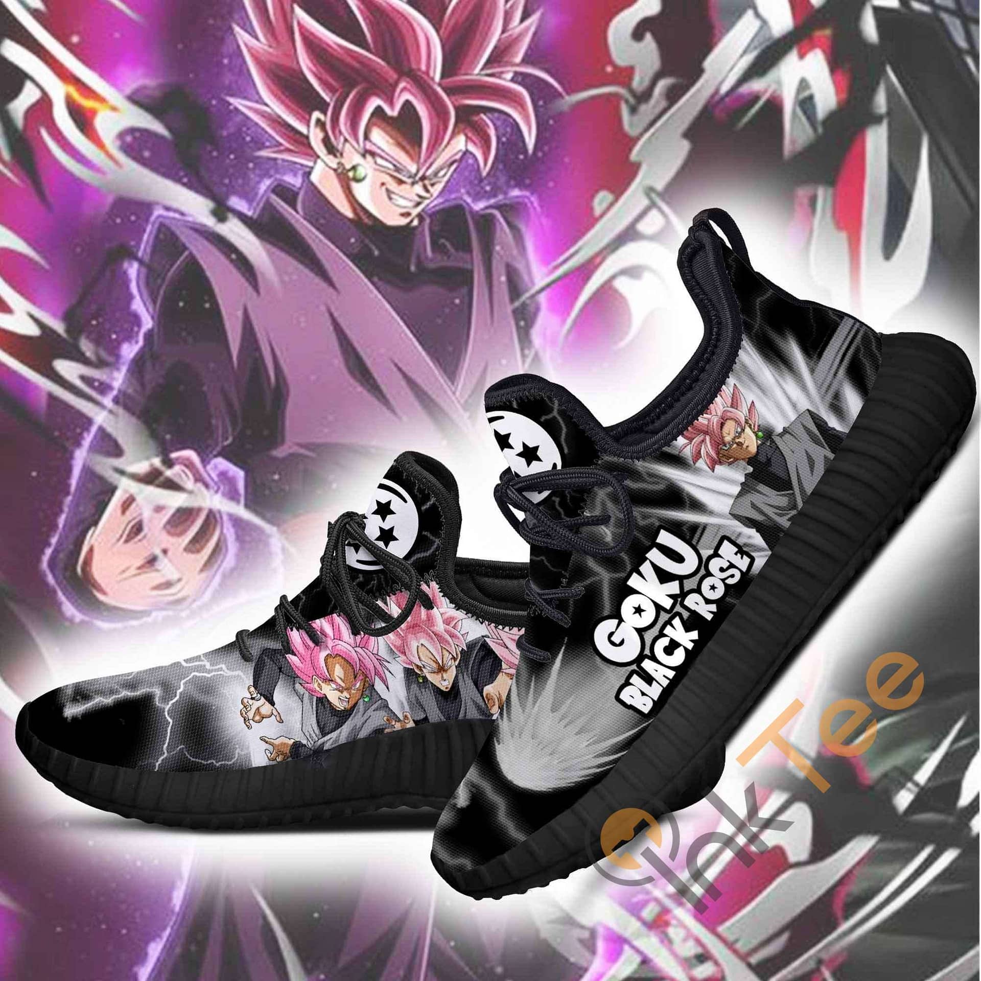 Inktee Store - Goku Black Rose Dragon Ball Anime Reze Shoes Image
