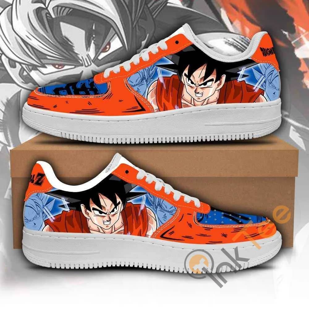 Goku Custom Dragon Ball Anime Nike Air Force Shoes