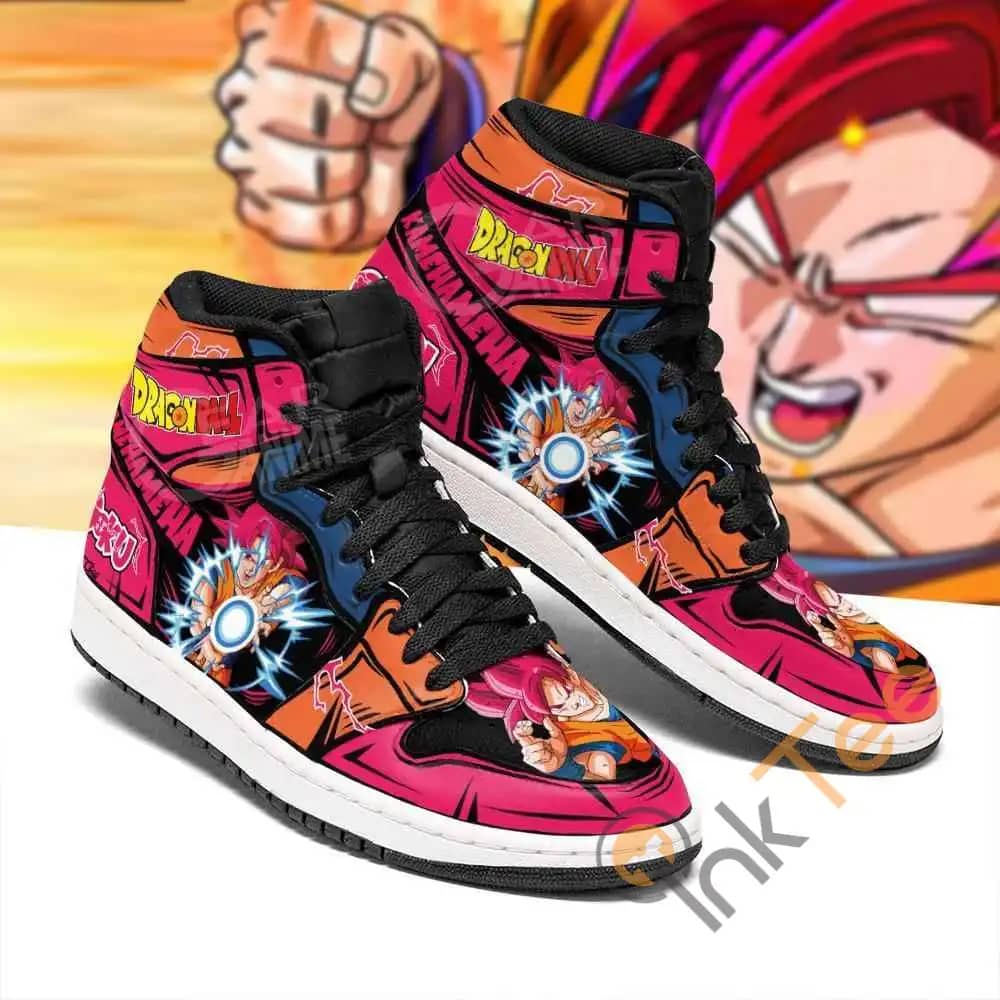 Goku God Dragon Ball Sneakers Anime Air Jordan Shoes