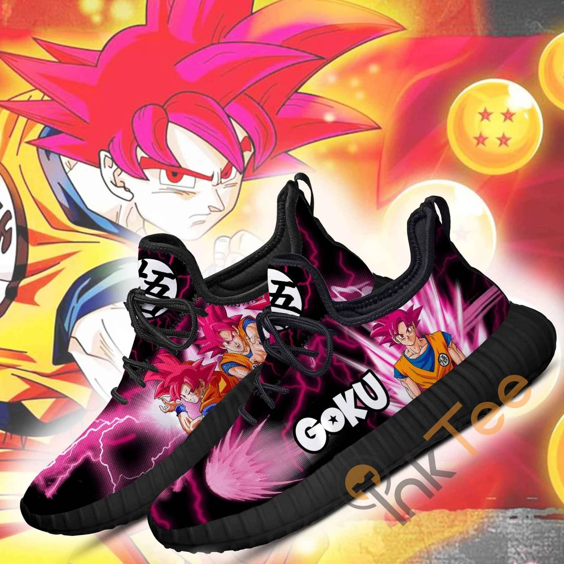 Goku Ssj God Dragon Ball Anime Reze Shoes