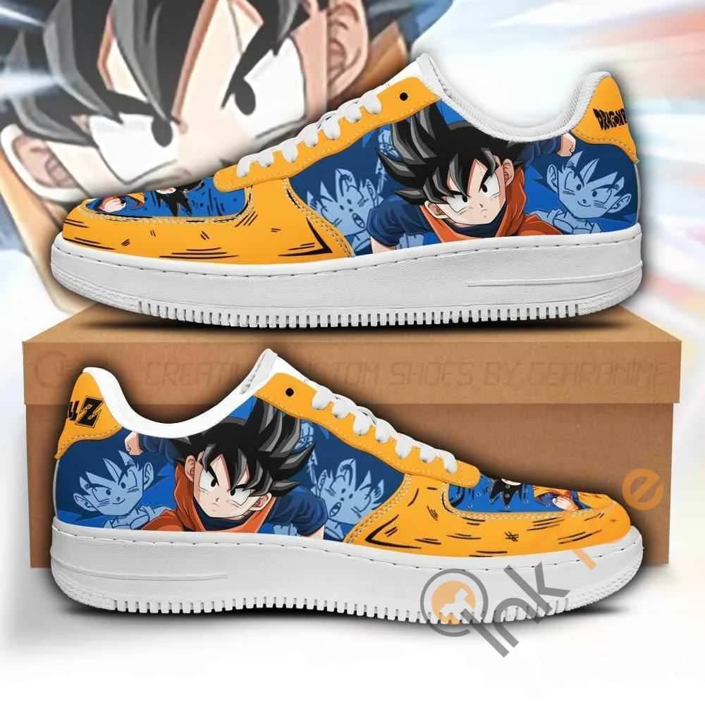 Goten Custom Dragon Ball Anime Nike Air Force Shoes