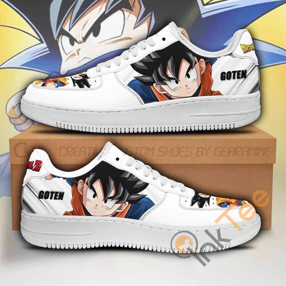 Goten Custom Dragon Ball Z Anime Nike Air Force Shoes